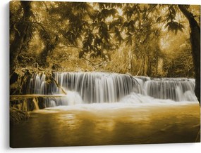 Tablou - Cascadă, de epocă (70x50 cm)