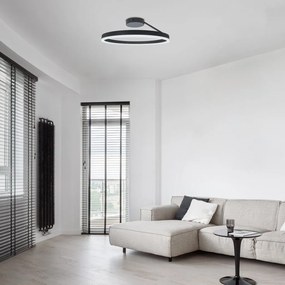 Lustra LED aplicata design circular Isaure, 40cm