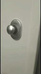Usa metalica de intrare in apartament antiefractie RC3 - Dierre SPARTA 8 + Contratoc DR, Usa Gri Antracit + Toc Negru