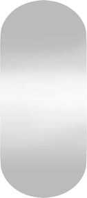 vidaXL Oglindă de perete, 30x70 cm, oval, sticlă