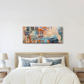 Tablou - Născut să călătorească (120x50 cm)