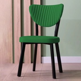 Scaun Barton, verde, profil din metal