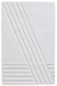 Covor Kyoto alb, mai multe dimensiuni - Woud Dimensiuni: 140 x 90 cm