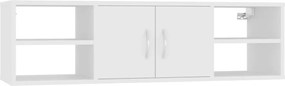 vidaXL Raft de perete, alb, 102x30x29 cm, lemn prelucrat