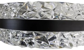 Lustră LED dimabilă pe cablu LED/80W/230V 3000-6500K negru + telecomandă