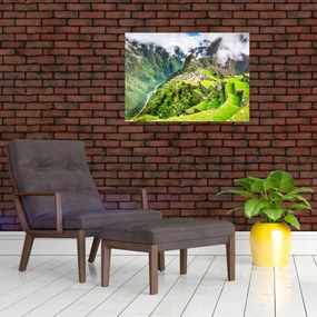 Tablou pe sticlă - Machu Picchu (70x50 cm)