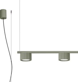 Sollux SL.2698 - Lustră pe cablu AURA 4xGX53/10W/230V verde
