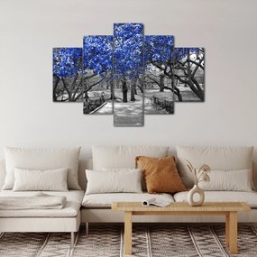 Tablou - Copaci albaștri Central Park, New York (150x105 cm)