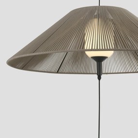 Lampa/Pendul portabil iluminat exterior decorativ SAIGON hole cap C70 gri/bej