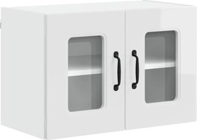 vidaXL Dulap de bucătărie Kalmar Alb lucios 60 x 31 x 40 cm