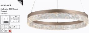 Lustra LED suspendata design circular Maddie
