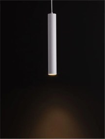 Pendul tubular design modern minimalist SEAWAVE, alb