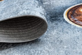 ANDRE 33300 covor lavabil Cafea bucatarie, anti-alunecare - gri / maro