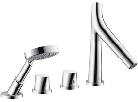 Baterie cada crom cu 4 orificii Hansgrohe Axor Starck Organic