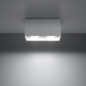 Plafonieră QUAD 2xGU10/40W/230V