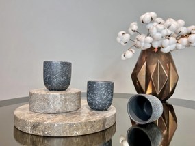 Pahar Ceramica Senso Novum (Granit-Negru, Mat, 150ml) Gresie Glazurata Manual