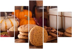 Tablou - Biscuiți de toamnă (150x105 cm)