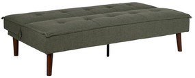 Canapea verde extensibilă cu tapițerie din chenille 181 cm – Ixia