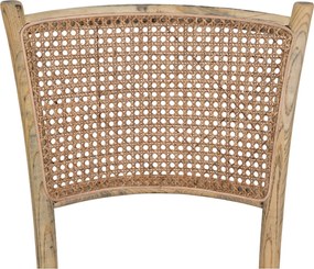 Scaun Thonet din lemn masiv si sezut din ratan