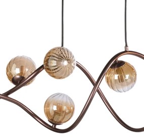 Lustră pe cablu ONLI FRIDA 8xG9/10W/230V cupru