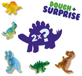 Plastilina colorata pentru copii cu dinozauri surpriza
