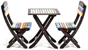 Set mobilier gradina pliabil Iris, 60 cm, colorat