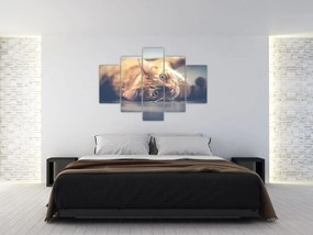 Tablou - Pisici pe podea (150x105 cm)