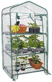 Mini sera cu structura din metal