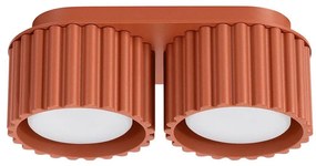 Sollux SL.1803 - Lampă spot AURA 2xGX53/10W/230V portocalie