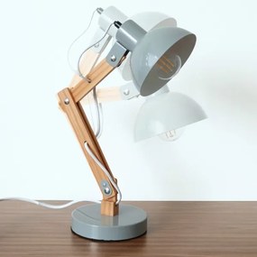 Brilagi - Lampă de birou FOCUS 1xE27/40W/230V, gri