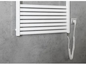 Radiator portprosop electric pentru baie Aqualine TONDI-E 800W/230V 169 cm alb