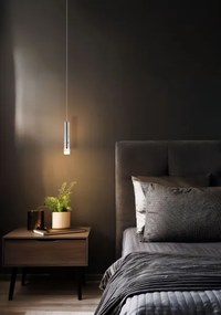 Globo 16060N - Lampă LED reîncărcabilă 2în1 PELO, LED/2W/230/5V, crom mat, control tactil (dimmer)