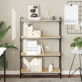 vidaXL Bibliotecă 4 niveluri stejar sonoma 80x30x120 cm lemn prelucrat