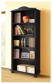 Bibliotecă maro din lemn de pin 70x181 cm Ella – Støraa