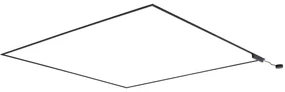 Sistem modern de iluminat pe șine negru monofazat 800 cm - Magnetic
