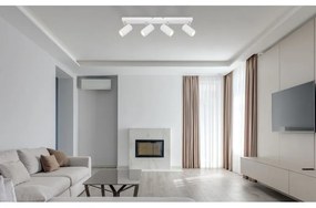 Plafoniera cu 4 spoturi directionabile design modern ROBBY alb