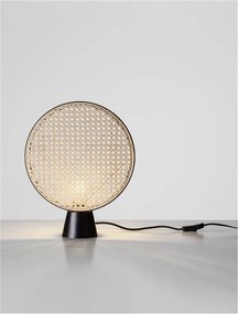 Veioza/Lampa de masa decorativa ratan natural, TIERRA D 30cm
