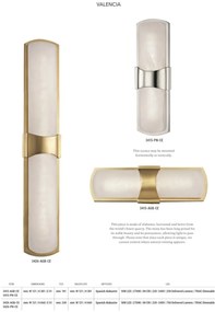 Aplica de perete LED, design modern, VALENCIA small, alama antichizata