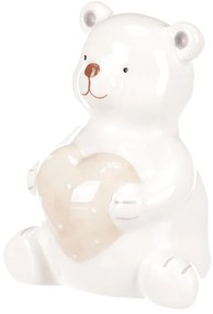 Decorațiuni de Crăciun Ursuleț cu inimă,10 cm