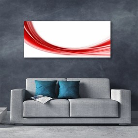 Tablou pe panza canvas Abstract Art Red White