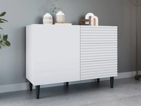 Comodă Sarlana 1D3SZ (Alb + Negru) . 1103680