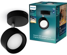 Spot LED BRACIA LED/5,5W/230V negru Philips