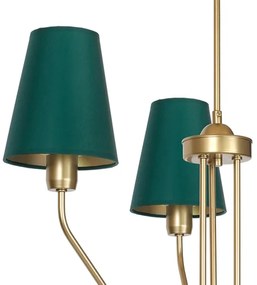 Lustră pe tijă VICTORIA 3xE27/60W/230V verde