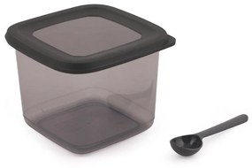 Set cutie de depozitare, Gri, 30x25x22 cm