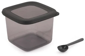 Set cutie de depozitare, Gri, 30x25x22 cm