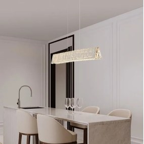 Lustra suspendata LED, cristale sticla ARIETTA