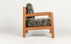 Fotoliu lemn masiv IAM, 53 × 46 × 78,5 cm