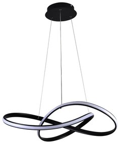 Lustră LED dimabilă pe cablu Brilagi COSMOWAVE LED/70W/230V 3000-6500K negru + telecomandă