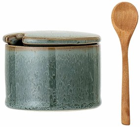 Borcan din ceramică cu lingură și capac Bloomingville Pixie