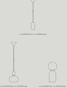 Veioza moderna design minimalist Notti mocha 2011035003 NL